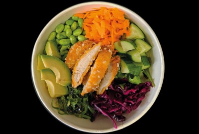 Crispy Chicken Poke Bowl