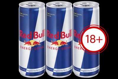 Energetiniai gėrimai Red Bull (18+)